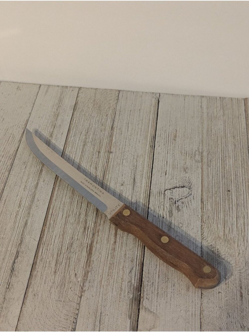 Tramontina Inox Brasil Utility Knife 6" Blade Stainless 10-1/2" Long